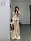 Mutedance 25 Spring/Summer Printed Skirt MD-MD25SS134-SAND(MD25SS131)